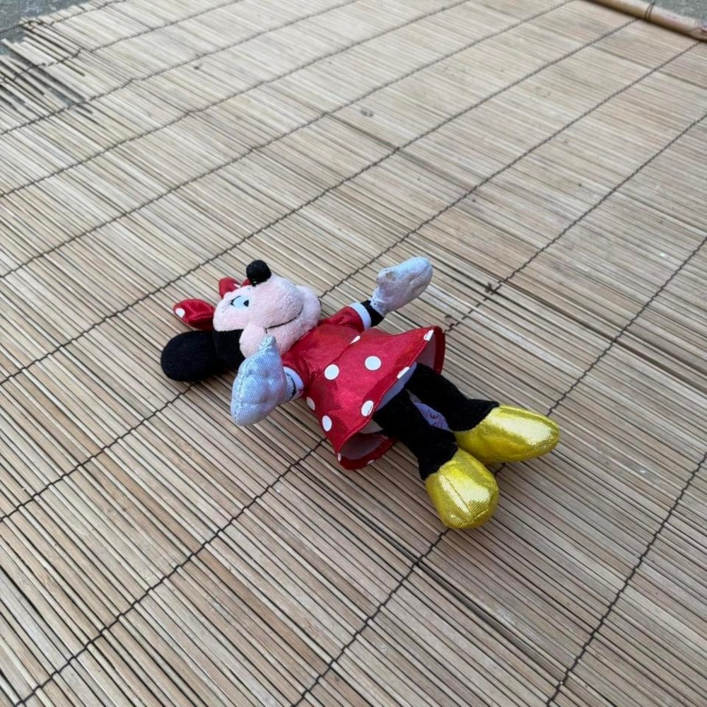 Ty Beanie Babies Sparkle Minnie Mouse Red Dress Plush 10" Disney - Picture 8 of 8